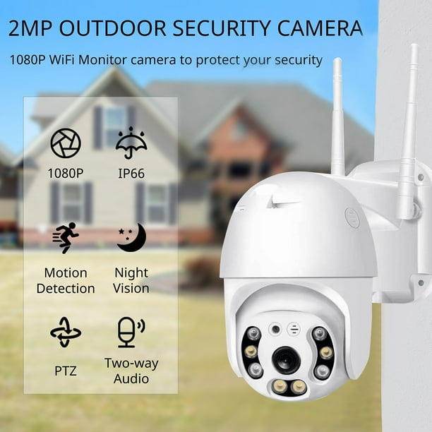 防犯カメラ Outdoor Pan/Tilt Security Wi-Fi Camera オンライン