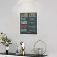 thumbnail image 3 of Laundry Room Wall Decor Canvas Art Black Laundry Schedule Prints Sign Painting Laundry Rules Accessories Pictures Framed Artwork Home Decorations for Bathroom 12"x16", 3 of 6