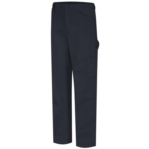Bulwark PLJ8NV-30-32 Mens Midweight FR Dungaree Pant, Navy Duck - Size 30 - 32 in. Inseam