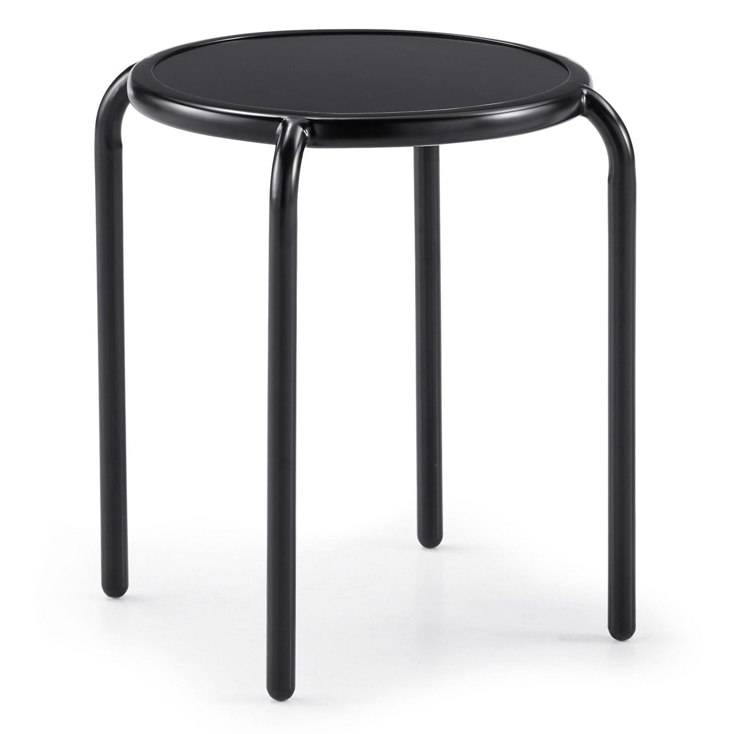 Table d’appoint empilable pour patio Mainstays - Noir