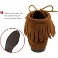 thumbnail image 6 of Minnetonka Women's Classic Fringe Boot,Hardsole Brown,6.5 M US, 6 of 6