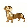 thumbnail image 2 of Gold Dachshund Tray Resin Geometric Dog Decorative Storage Figurine For Keys Remote Holders Home Office Modern Decor, 2 of 9
