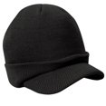 thumbnail image 1 of Gorro de lana Salvador Clásico Unisex con visera Gorro de invierno 8 Colores negro, 1 of 8