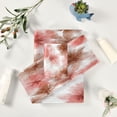 thumbnail image 6 of 3 Piece Bath Towels Set Bath Towel, Hand Towel and Face Towel for Bathroom, Gym, Hotel Pink and Brown Tie-dye Flowers, 6 of 8