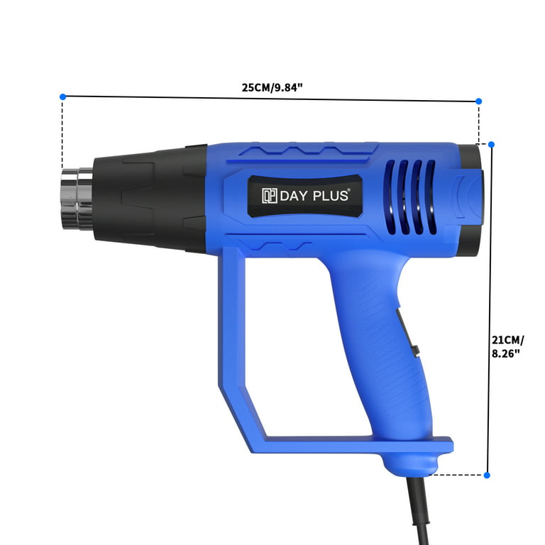 PYD Life Heat Blower Gun for Sublimation Blanks Shrink Wrap Film 110V 2000W  Hot Air Gun for Shrink Wrap Temperature Control with 2-Temp Settings