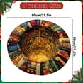 thumbnail image 4 of Christmas Decor Carpet 3D Stereo Christmas Round Carpet Christmas Tree Snowman Holiday Scene Mat Non Christmas Decorative Rug For Living Room And Bedroom Visual carpet, 4 of 5