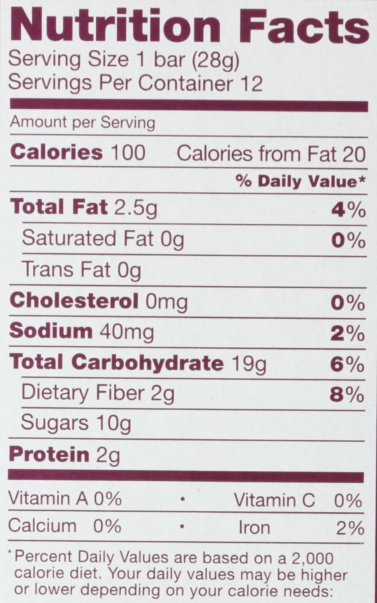 Nature's Bakery Original Fig Bars, 2 oz Snack Bars (36 Ct), Plant-Based, Non-GMO, Vegan
