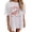 Z1White, variant on Trendfront Womens Oversized T Shirts Short Sleeve Crewneck Coastal Lobster Graphic Tee Retro Checkerboard Pattern Printed Cute Boyfriend Style Tops