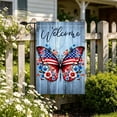 thumbnail image 6 of Yhmxh 4th of July Garden Flag 12x18 Inch Patriotic Double Sided Burlap Flag Outside, Memorial Day Welcome Flag American Stars and Stripes 250th Anniversary Flag Yard Outdoor Decoration, 6 of 7