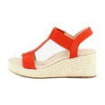 thumbnail image 2 of Vionic Calera Women's Sandals Cherry Tomato Nubuck/Fabric Size 8 M, 2 of 8