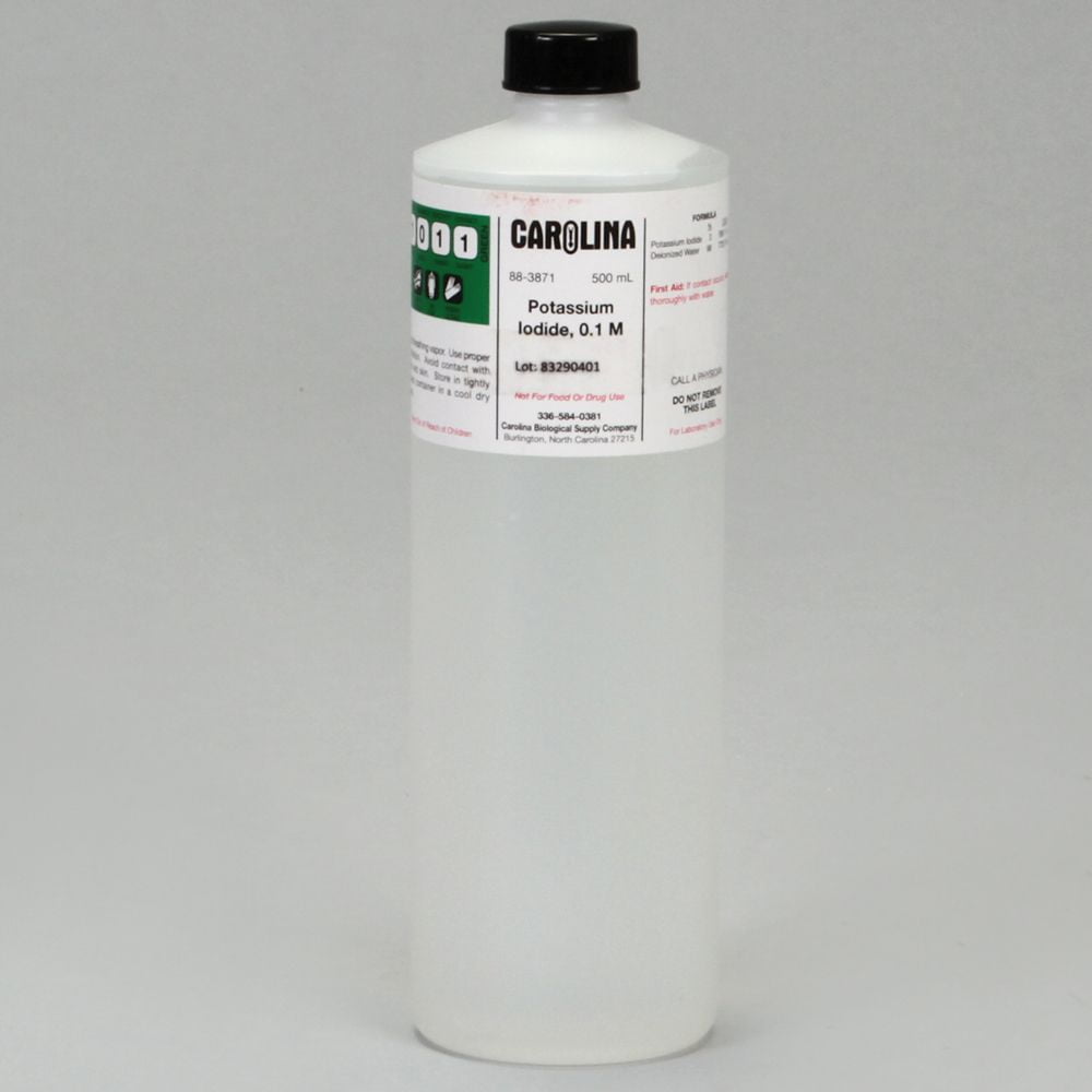 Potassium Iodide, 0.1 M (2 V/V), Laboratory Grade, 500 Ml