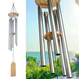 7pcs Hollow Wind Chime Tubes Aluminum Wind Chimes Pipe Replacement Parts  for Windchime 