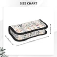 thumbnail image 3 of Wukai Watercolor Floral Print Big Capacity Pencil Case, Upgraded Canvas Pencil Pouch Large Pencil Bag Organizer,Aesthetic Supply, 3 of 6