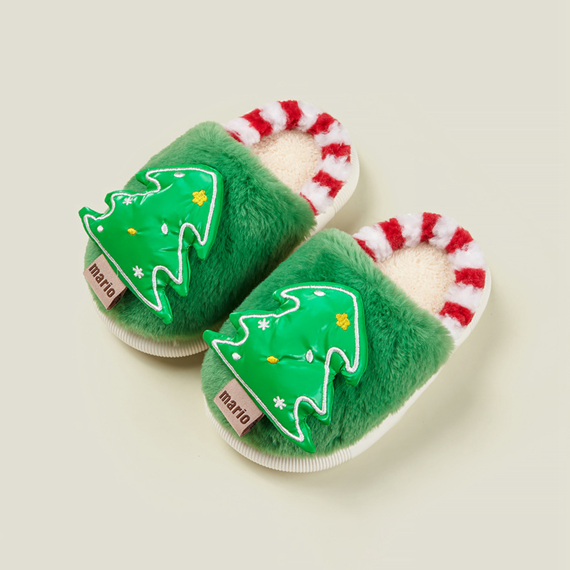 Chaussons D'hiver Famille - Peluche Douce, Semelle Antidérapante