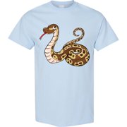 Inktastic Cute and Cuddly Ball Python Snake T-Shirt