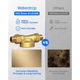thumbnail image 3 of Waterdrop Backwash Spin Down Sediment Filter Whole House Pre-Filtration System, 50-Micron, 1" MNPT + 3/4" FNPT + 3/4"MNPT, Traps Rust, Dust, Sand, BPA Free, Heavy Duty 316L Molybdenum Alloy Build, 3 of 9