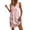 Pink, variant on Summer Short Dresses for Women 2026 Plus Size Sleeveless V-Neck Floral Printed Pockets Summer Women's Flowy Beach Vacation Outdoor Casual Loose Dresses