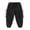 Black, variant on Vunhao Boys Sweatpants, Solid Casual Cotton Elastic Waist Jogger Boys Pants on Clearance Black Size 1-2 T