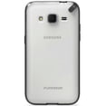 thumbnail image 4 of Case with Screen Protector for Galaxy Core Prime, PureGear [Black/Clear] SlimShell Hard Cover + PureTek Roll-On Screen Guard for Samsung Galaxy Core Prime G360/s820, Prevail LTE, 4 of 10