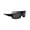 Black, variant on Polarized Sports Sunglasses for Men Women, Wrap Around Glasses with Anti-Fog and Scratch-Resistant Lenses, Lightweight UV Blocking Safety Eyewear for Cycling, Fishing, Running, and Hiking