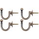 thumbnail image 1 of 4 Piezas Ganchos para Cortinas De Pared Abrazaderas Decorativas Soportes para Cortinas Sala Oficina Hogar, 1 of 4
