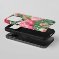 thumbnail image 2 of Flamingo Tropical For All iPhone Series Protective Phone Case Hawaiian Summer Pink Green, 2 of 7