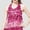 Hot Pink, variant on Women's Tanks Women's Glitter Wrap Top for Dance Performance Fringe Top Bra with Shine and Stage Ready Design Hot Pink One Size