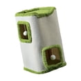 thumbnail image 4 of Cama para gatos, cama cubierta, cabaña escondite, suministros suaves para mascotas, nido para dormir, cubo, condominios para gatos Doble capa, 4 of 8