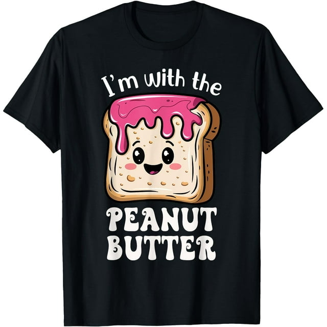 T-Shirt Assorti d'Halloween "I'm With The Peanut Butter & Jelly" - comme sur l'Image - m