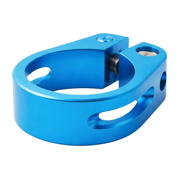 Abrazadera de tija de sillín de bicicleta de repuesto premium de aleación de aluminio con bloqueo para bicicletas plegables 318 mm