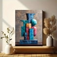 thumbnail image 6 of Abstract Geometric Sculpture Canvas Print, Wall Decor for Living Room Bedroom Office Study Hallway, 6 of 8