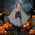 thumbnail image 2 of Zylarhe Girls Halloween Jumpsuits Dance Stage Performance Party Outfit Playful Home Wear for Toddlers Grey 5-6 Years, 2 of 8