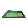 thumbnail image 2 of Ahgly Company Indoor Rectangle Abstract Turquoise Blue Contemporary Area Rugs, 7' x 9', 2 of 4