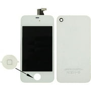 Replacement LCD Screen/Touch Digitizer/Back Cover Kit For iPhone4/4S (White)