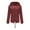 Burgundy, variant on Odeerbi Winter Coats for Women 2025 Solid Rain Jacket Outdoor Jackets Waterproof Hooded Raincoat Windproof Burgundy