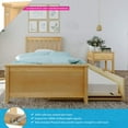 thumbnail image 2 of BEDSMART Solid Wood Twin Size Bed With Trundle | Natural, 2 of 7
