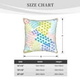 thumbnail image 4 of ZNDUO Abstract Watercolor Doodle Throw Pillows, Throw Pillows for Couch-Indoor Decorative Pillows,16"x16", 4 of 8