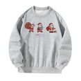 thumbnail image 1 of Sudadera para Mujer Gris Casual Manga Larga Tops para Ir de Compras Deportes Callejeros S Yuyangstore Camisa de entrenamiento, 1 of 8
