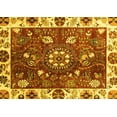 thumbnail image 1 of Ahgly Company Indoor Rectangle Abstract Yellow Modern Area Rugs, 6' x 9', 1 of 4