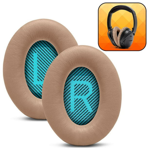 Wicked Cushions Replacement Ear Pads For QC25 (QuietComfort 25) Headphones | Leather, Luxurious Foam, Enhanced Noise Isolation - Walmart.com