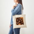 thumbnail image 3 of CafePress - Bees Working On Honeycomb Tote Bag - Unisex Canvas Tote Bag, Beige, 1-Piece, 3 of 6