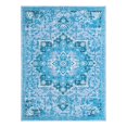 thumbnail image 3 of Unique Loom Renaissance Collection Area Rug - Roma (10' 6" x 14' Rectangle Aqua Blue/Light Blue), 3 of 7