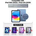 thumbnail image 2 of Detachable Backlit Keyboard Case for iPad 10th/11th Gen A16, Trackpad & Pencil Holder，Black, 2 of 17