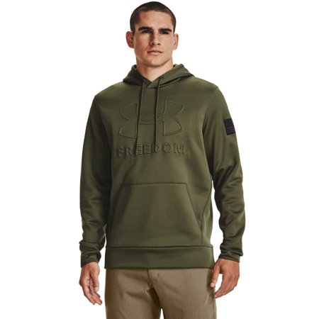 Under Armour Men's Standard Freedom Emboss Hoodie, (390) Marine OD Green /  / Marine OD Green, Medium | Walmart Canada