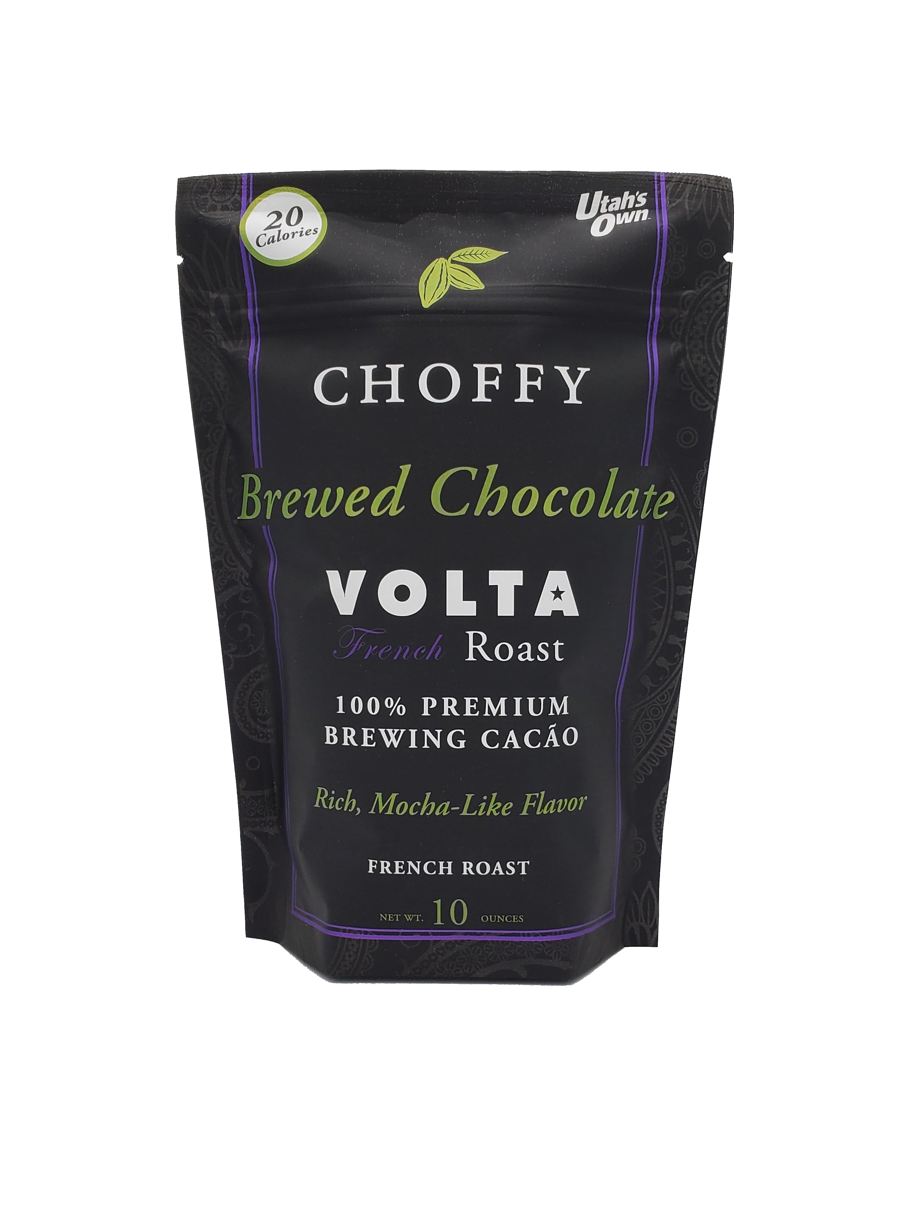 Choffy Brewed Cacao Coffee Alternative Substitute 10 Oz Volta French