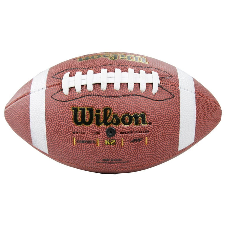 WILSON K2 Pee-Wee Size Soft Composite Leather Game Football Sports Ball  |WTF1712 - Walmart.com