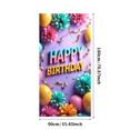 thumbnail image 3 of Birthday Party Backdrop Banner for Celebration Festive Background Decorations Colorful Happy Birthday Supplies Photography Props Event Decor, 3 of 4
