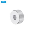 thumbnail image 3 of Espaciadores de aluminio M6, 6 piezas de espaciadores de metal de aluminio 6.5mm ID x 20mm OD x 10mm L, espaciador de tornillo de soporte redondo para tornillos o pernos M6 de 1/4, 3 of 5