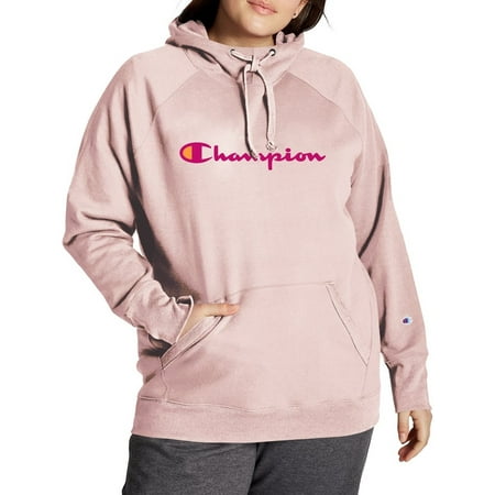 Champion Women's Plus Size Powerblend Logo Graphic Hoodie