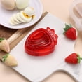 thumbnail image 4 of Mini cortador de fresas de cocina, cortador de frutas de acero inoxidable para pasteles, dispositivo de bricolaje para la cocina del hogar, ideal para pasteles, tartas y decoraciones, 4 of 5